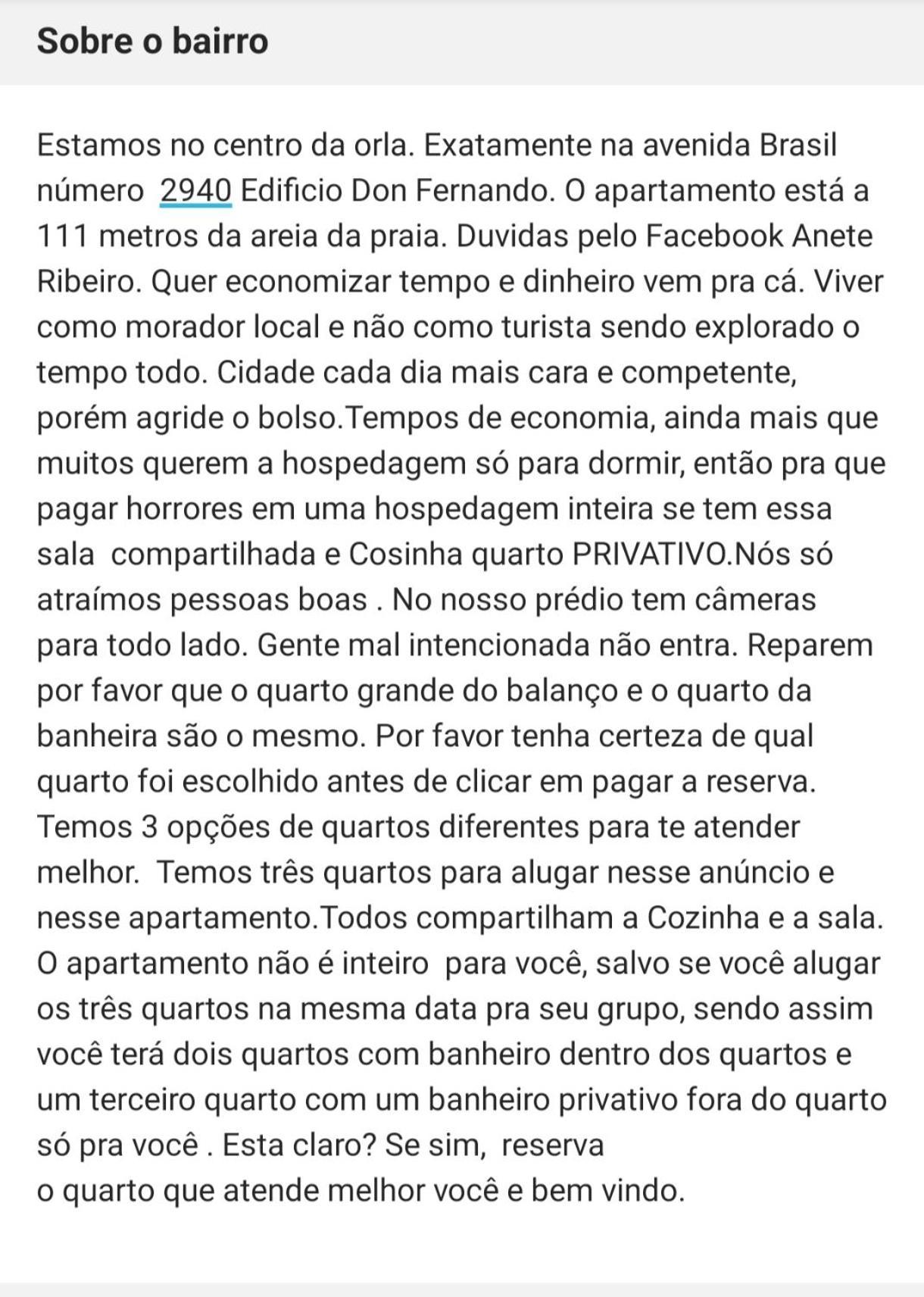3 Quartos Moderno Economico Av Brasil *